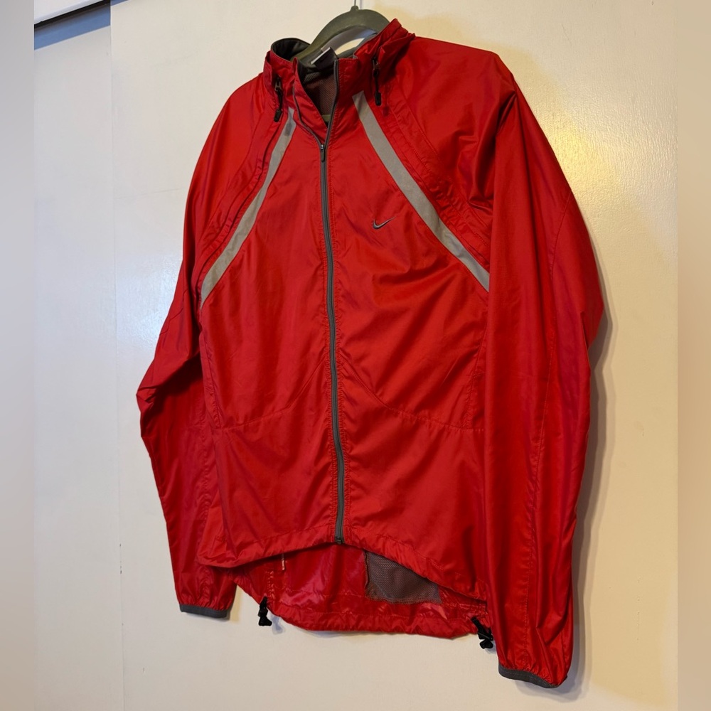 Nike Vintage Clima-Fit Windbreaker Jacket - Red (XL) - Picture 2 of 9